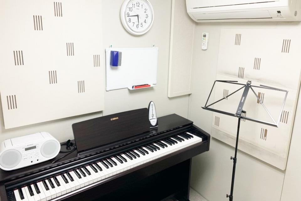 シアーミュージック浦和校のレッスンブース