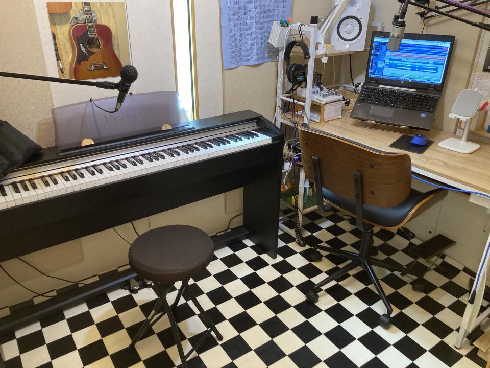 Uruppy musicのレッスン室の様子